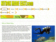 Tablet Screenshot of nitroxmadeeasy.com